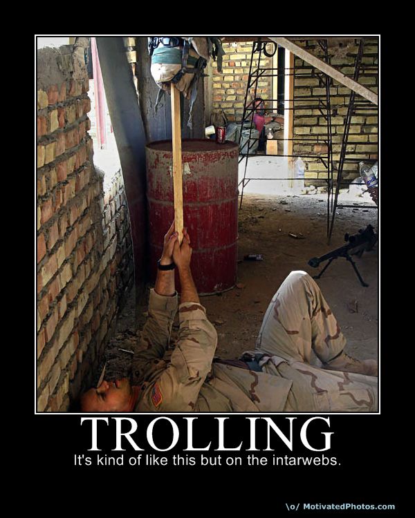 are you trolling